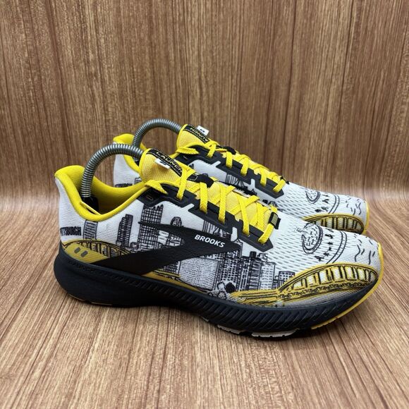 Brooks Launch 8 Pittsburgh Rare Limited Edition 2021 Women's size 9.5 B Sneakers - Picture 1 of 9
